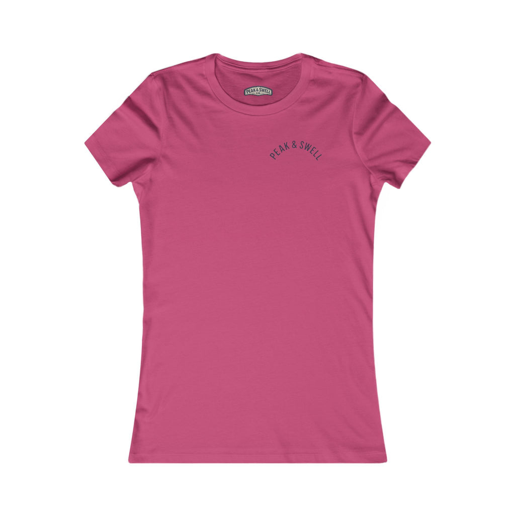 Women's Beach Bun cotton tee