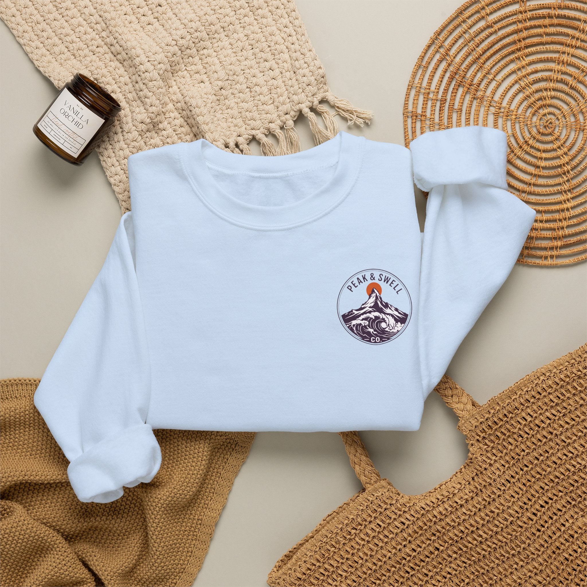 Men's Peak & Swell logo sweater