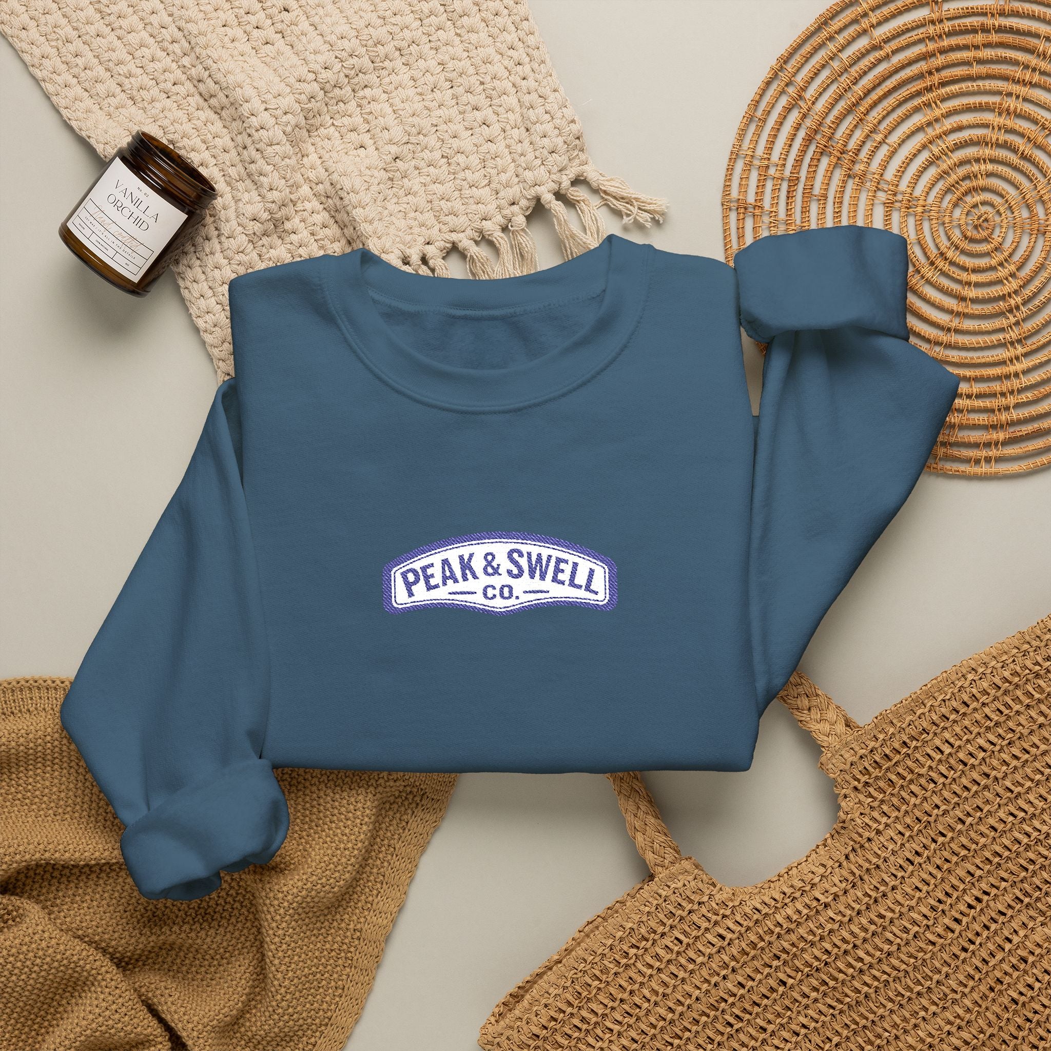 Men's Peak & Swell technical embroidered sweater