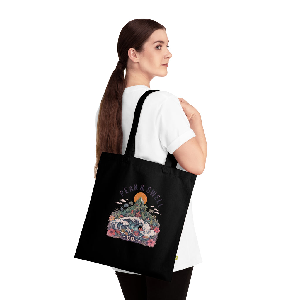 Tote Bag — Peak & Swell Co. Surf Nature Organic Cotton Tote
