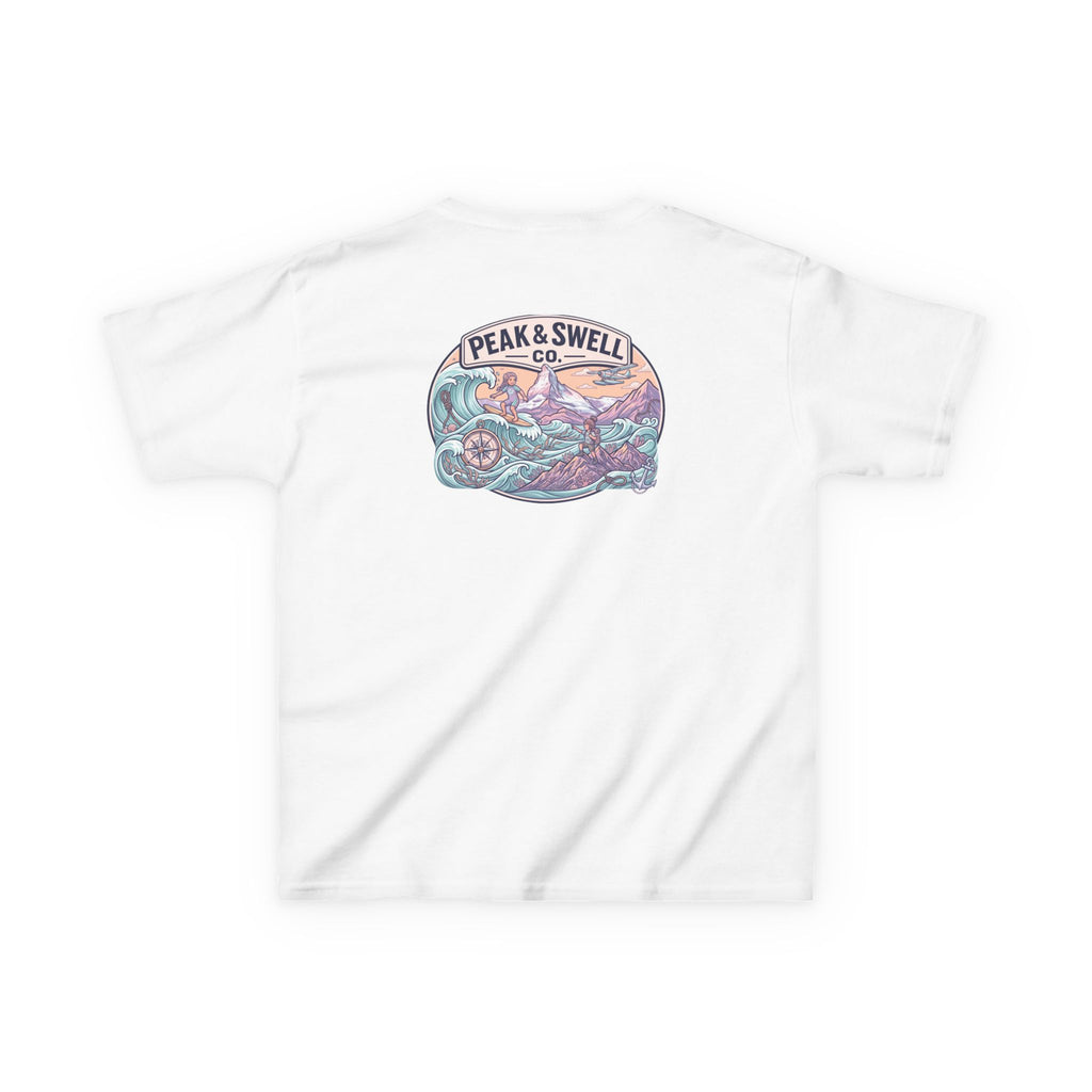 Girls' cotton adventure tee