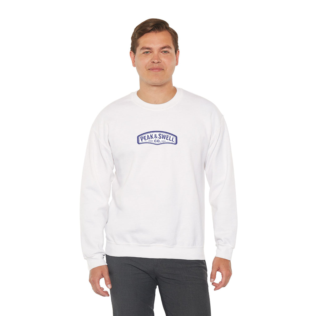 Men's Peak & Swell technical embroidered sweater