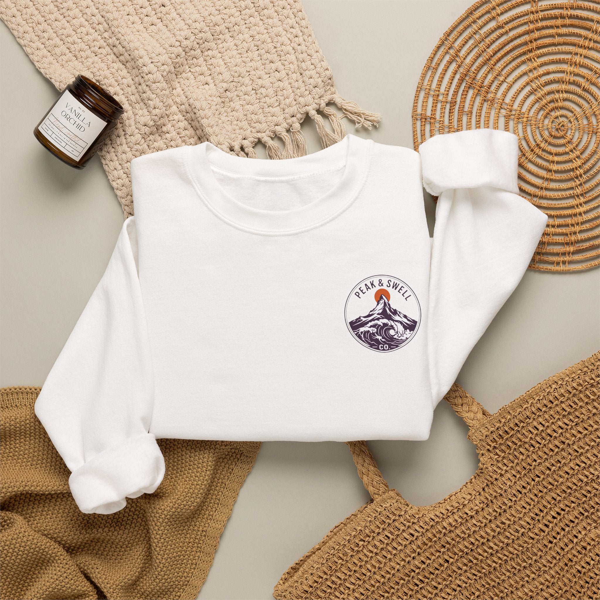 Men's Peak & Swell logo sweater
