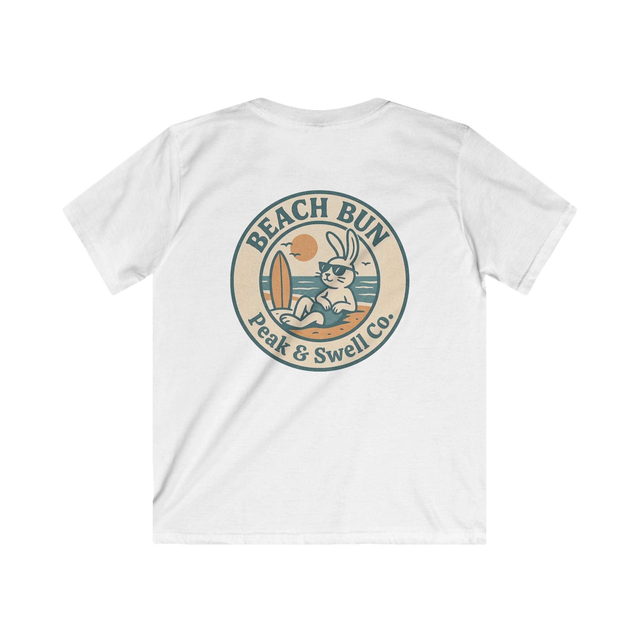 Girls' "Beach Bun" cotton tee