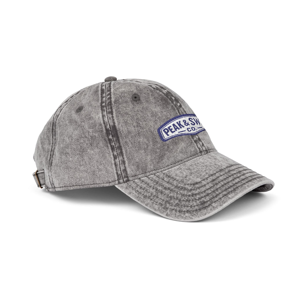 Vintage embroidered original logo cap