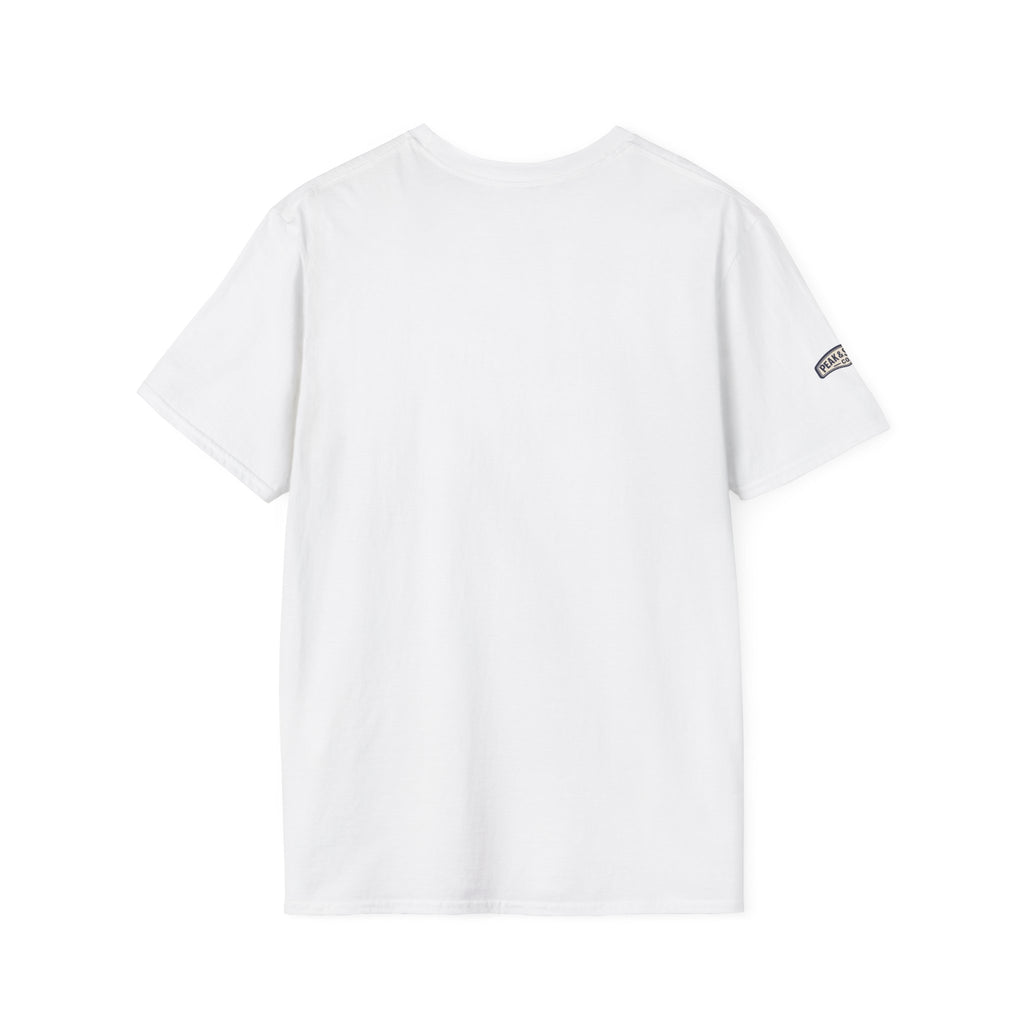 Minimal mountain & surf Graphic tee