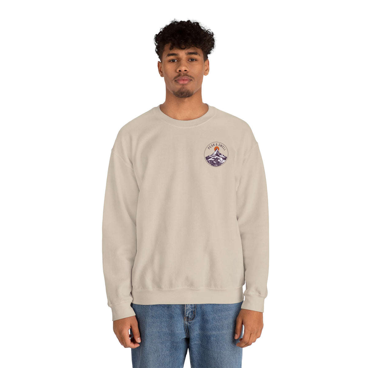 Men's Peak & Swell logo sweater