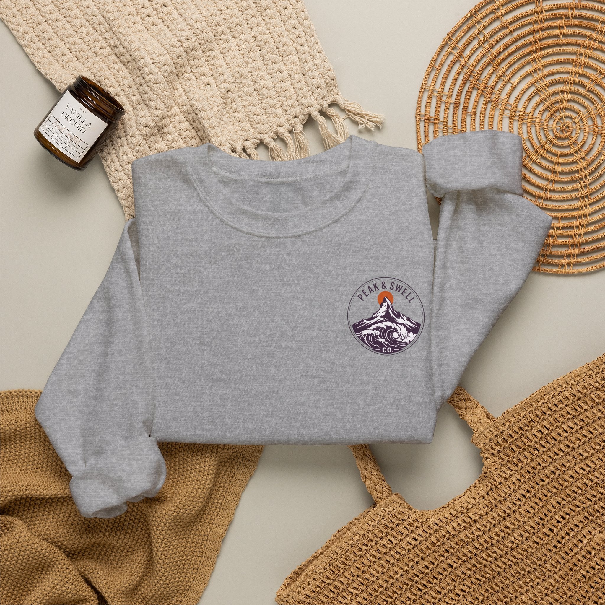 Men's Peak & Swell logo sweater