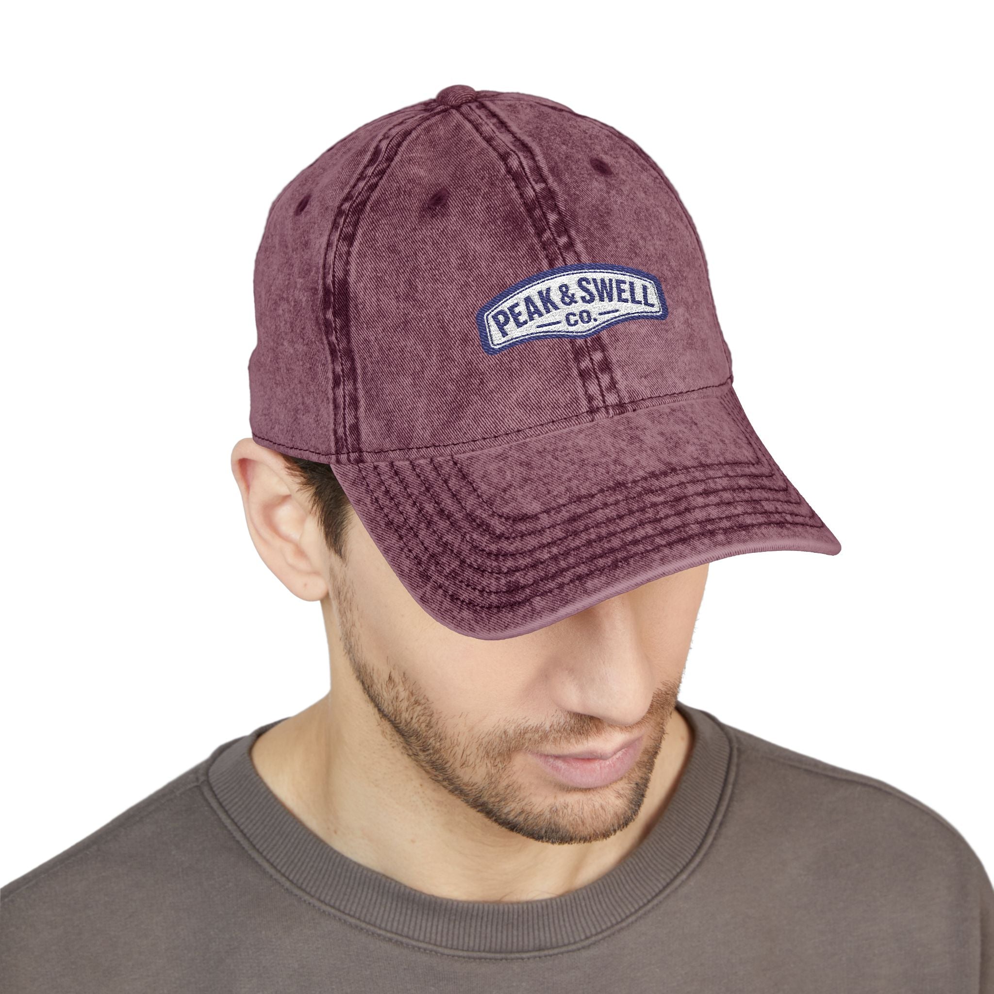 Vintage embroidered original logo cap