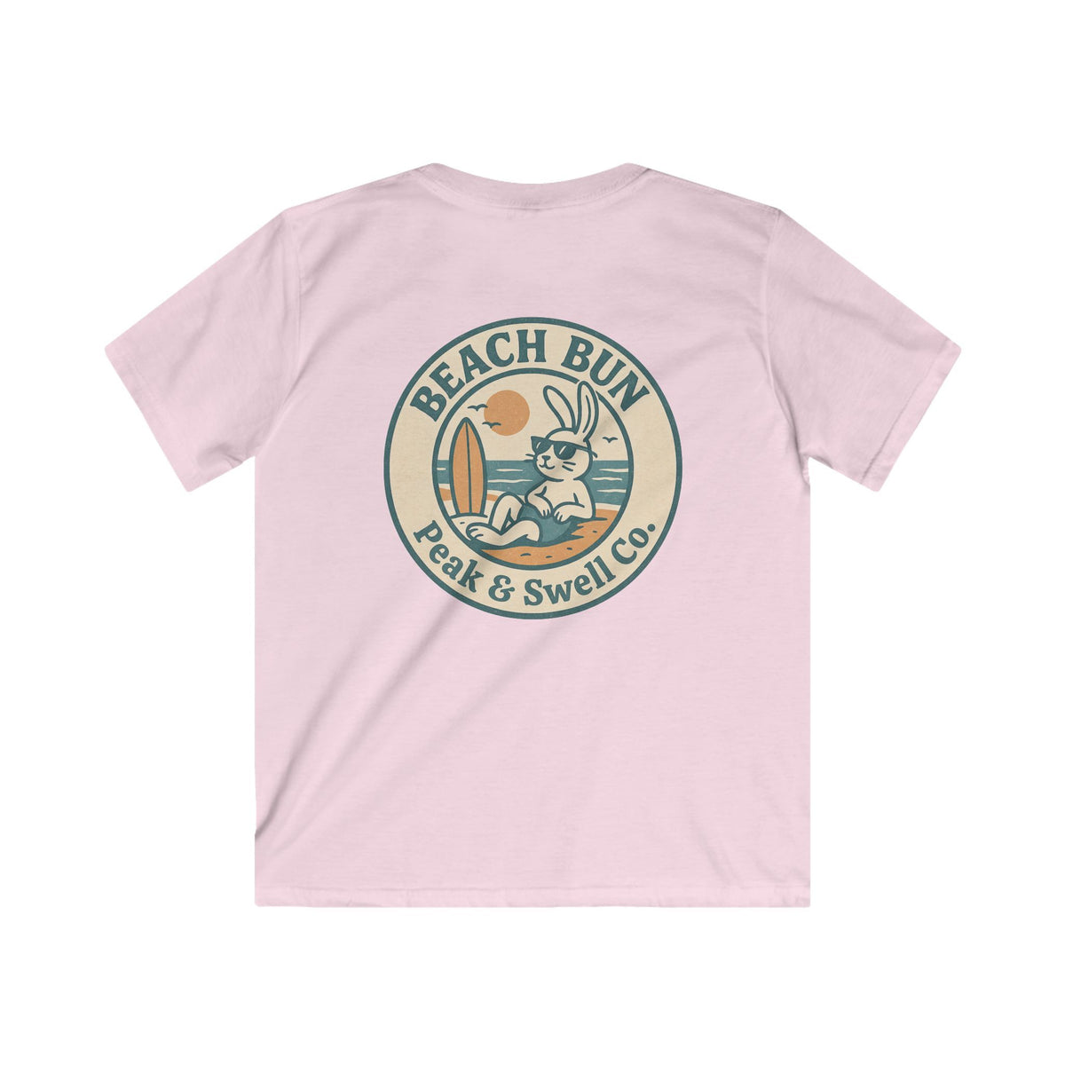 Girls' "Beach Bun" cotton tee
