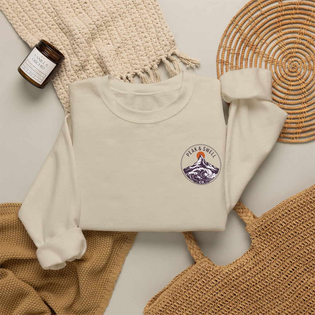 Men's Peak & Swell logo sweater