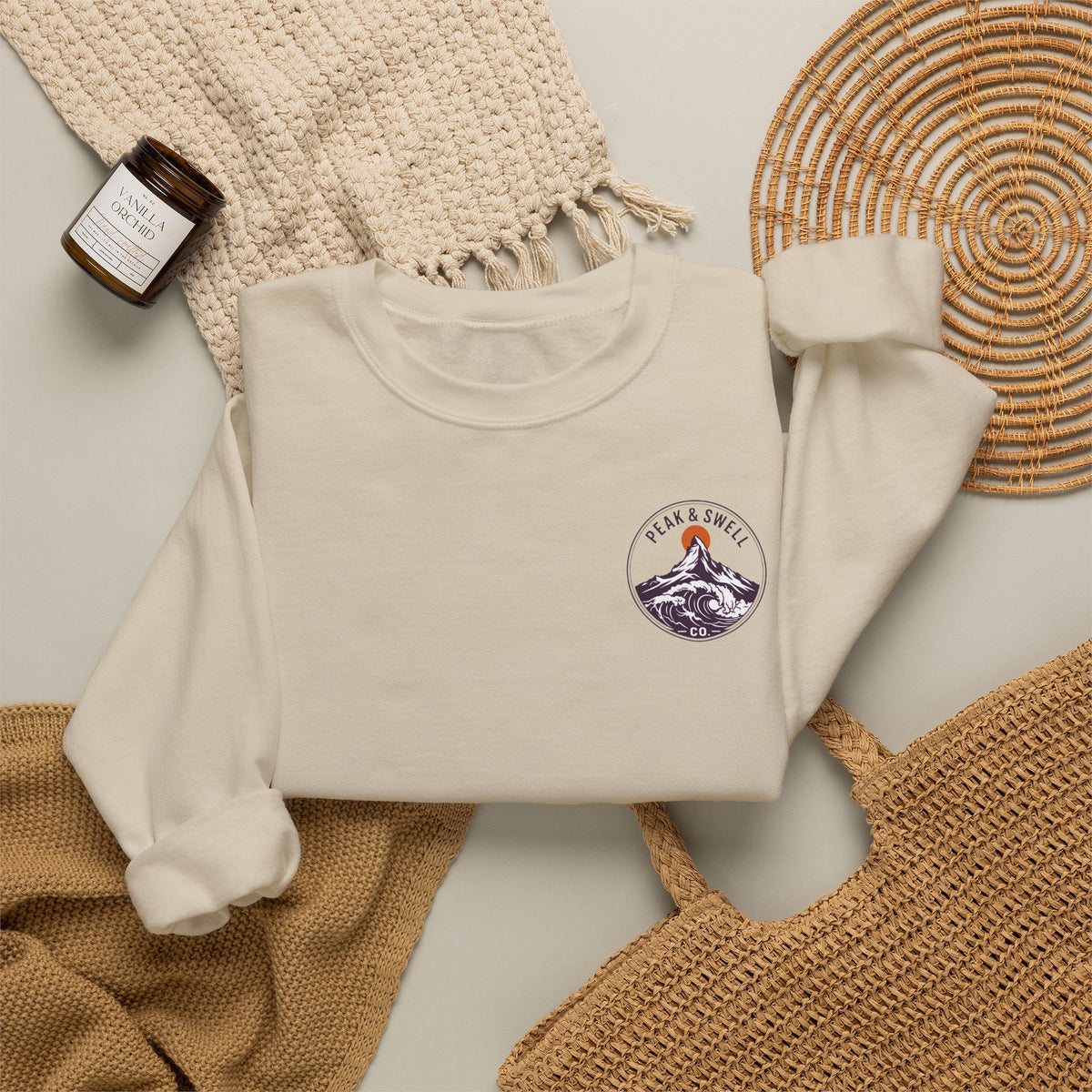 Men's Peak & Swell logo sweater
