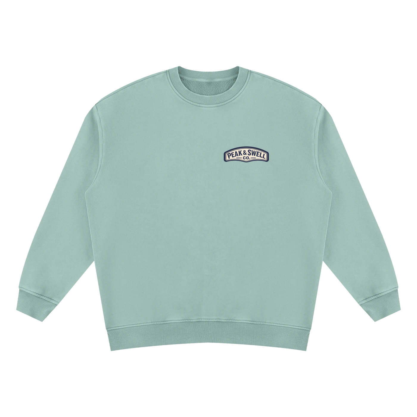 Oversized Vintage Wash Fleece Sweatshirt
