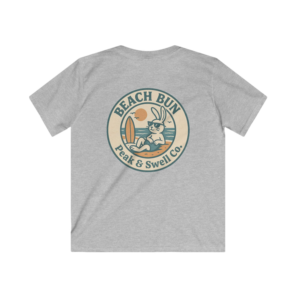 Girls' "Beach Bun" cotton tee