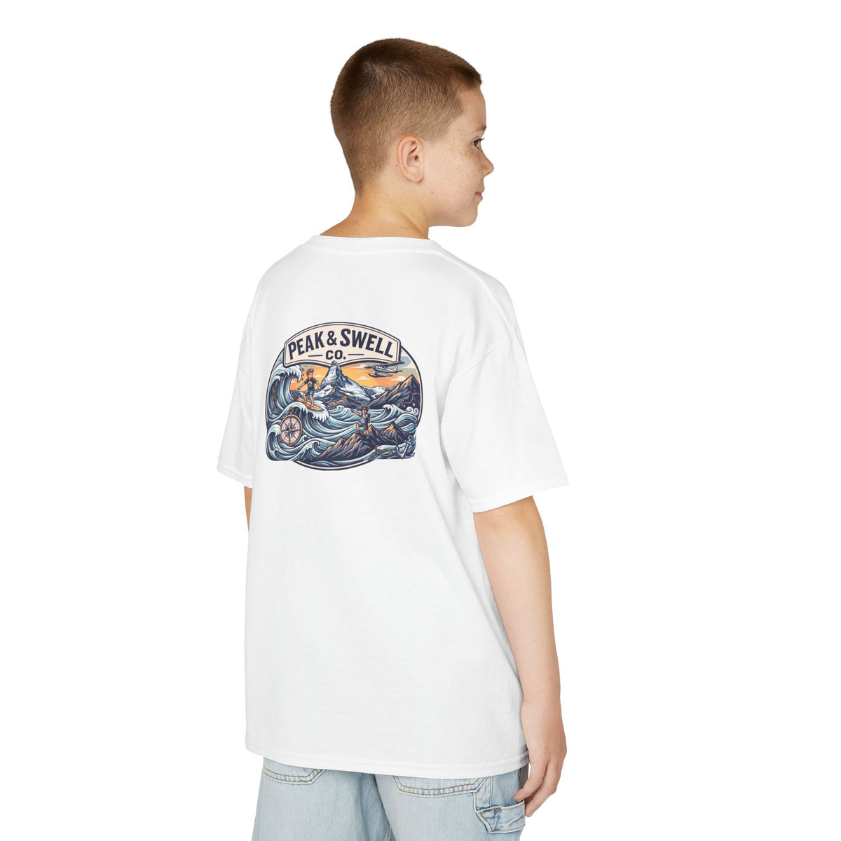 Boys' cotton adventure tee