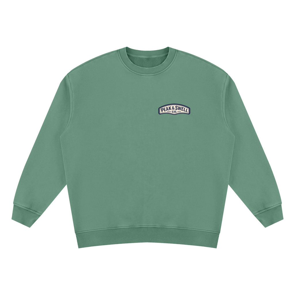 Oversized Vintage Wash Fleece Sweatshirt