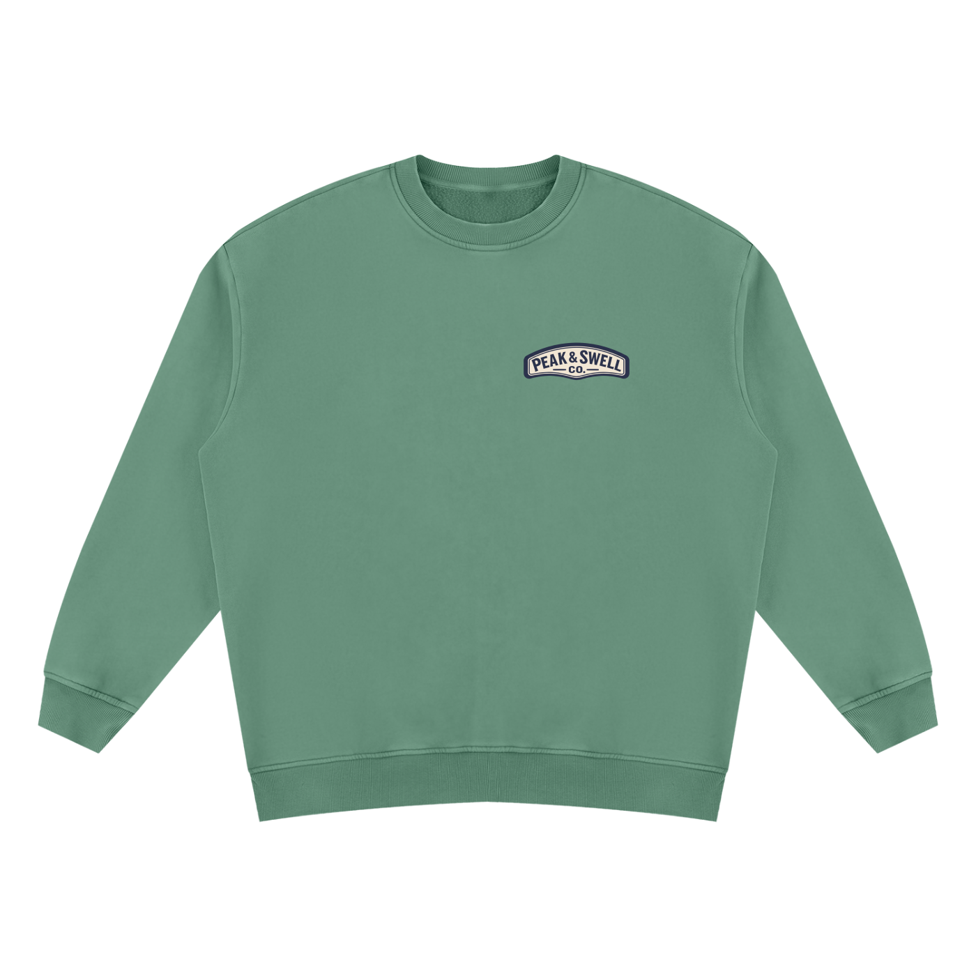 Oversized Vintage Wash Fleece Sweatshirt