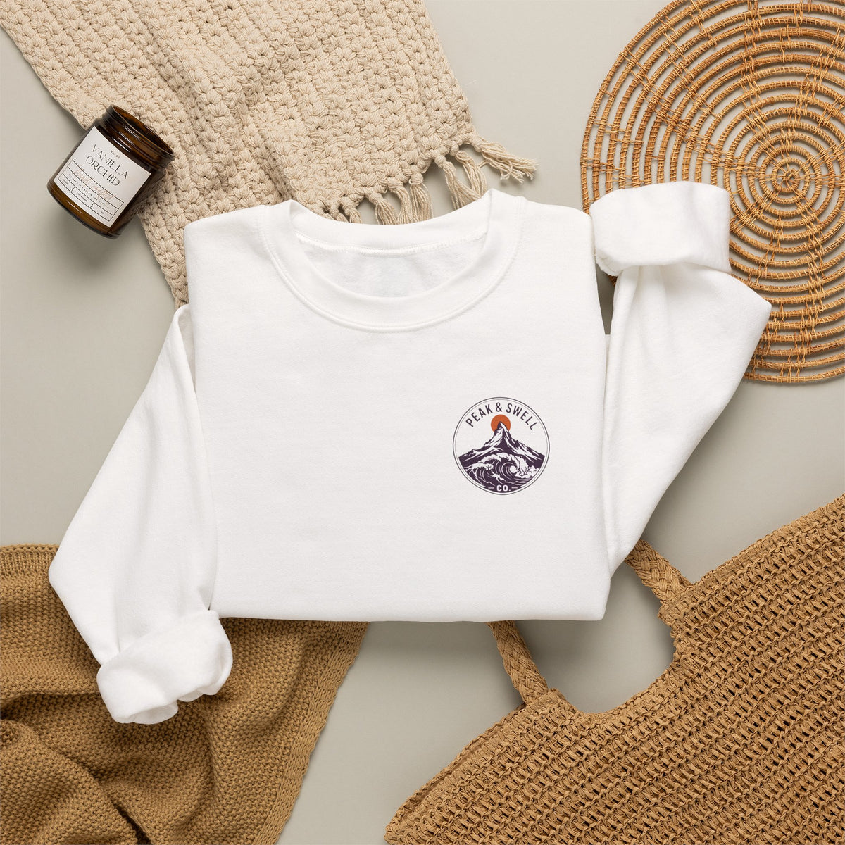 Women's Peak & Swell logo sweater