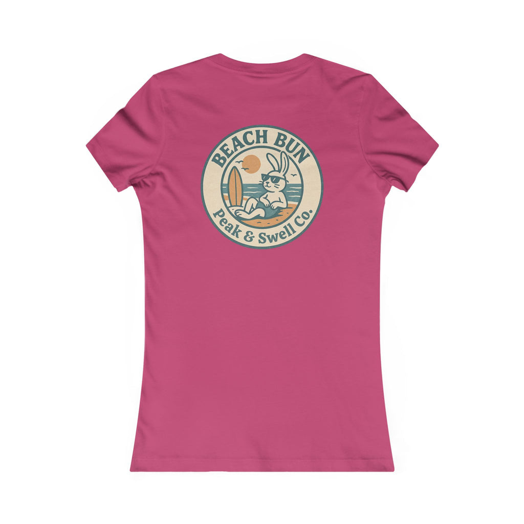 Women's Beach Bun cotton tee