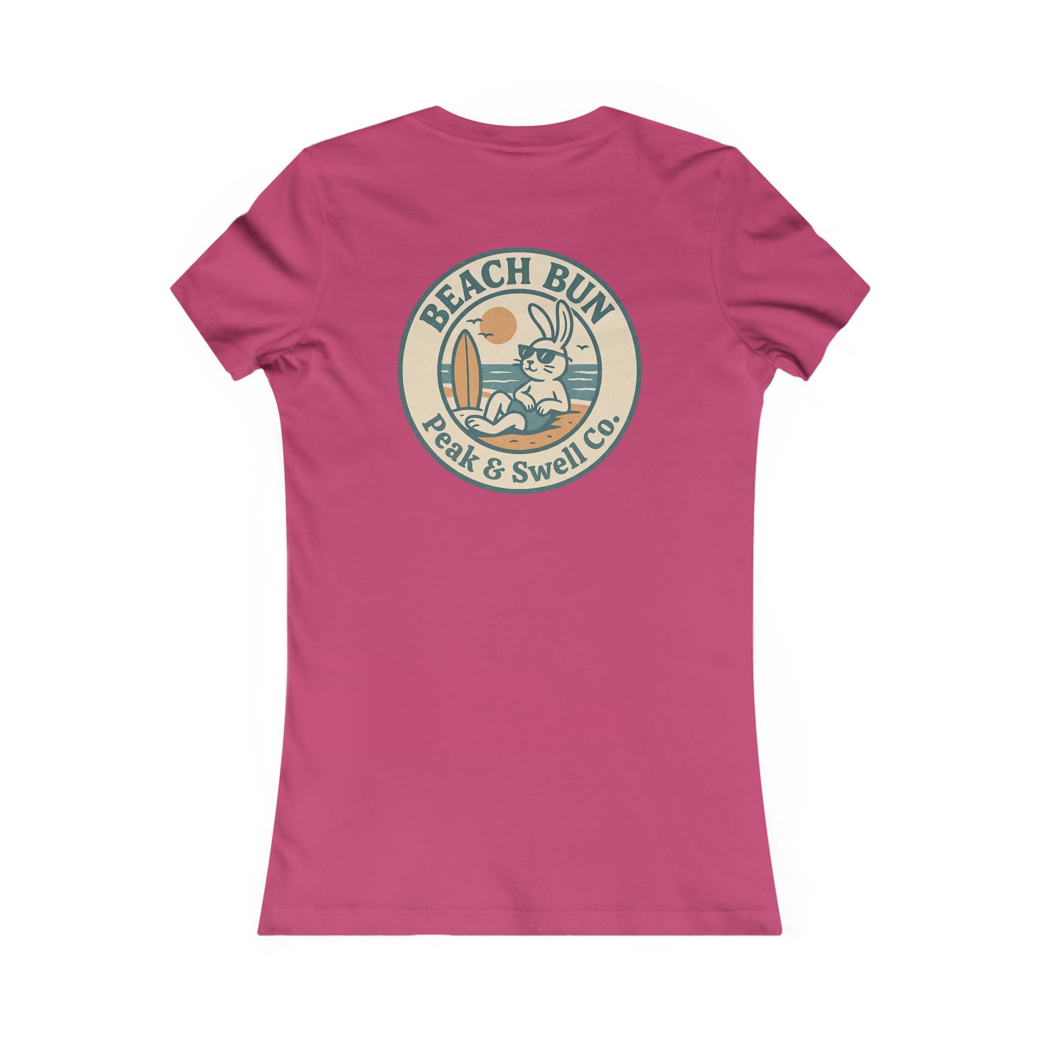 Women's Beach Bun cotton tee