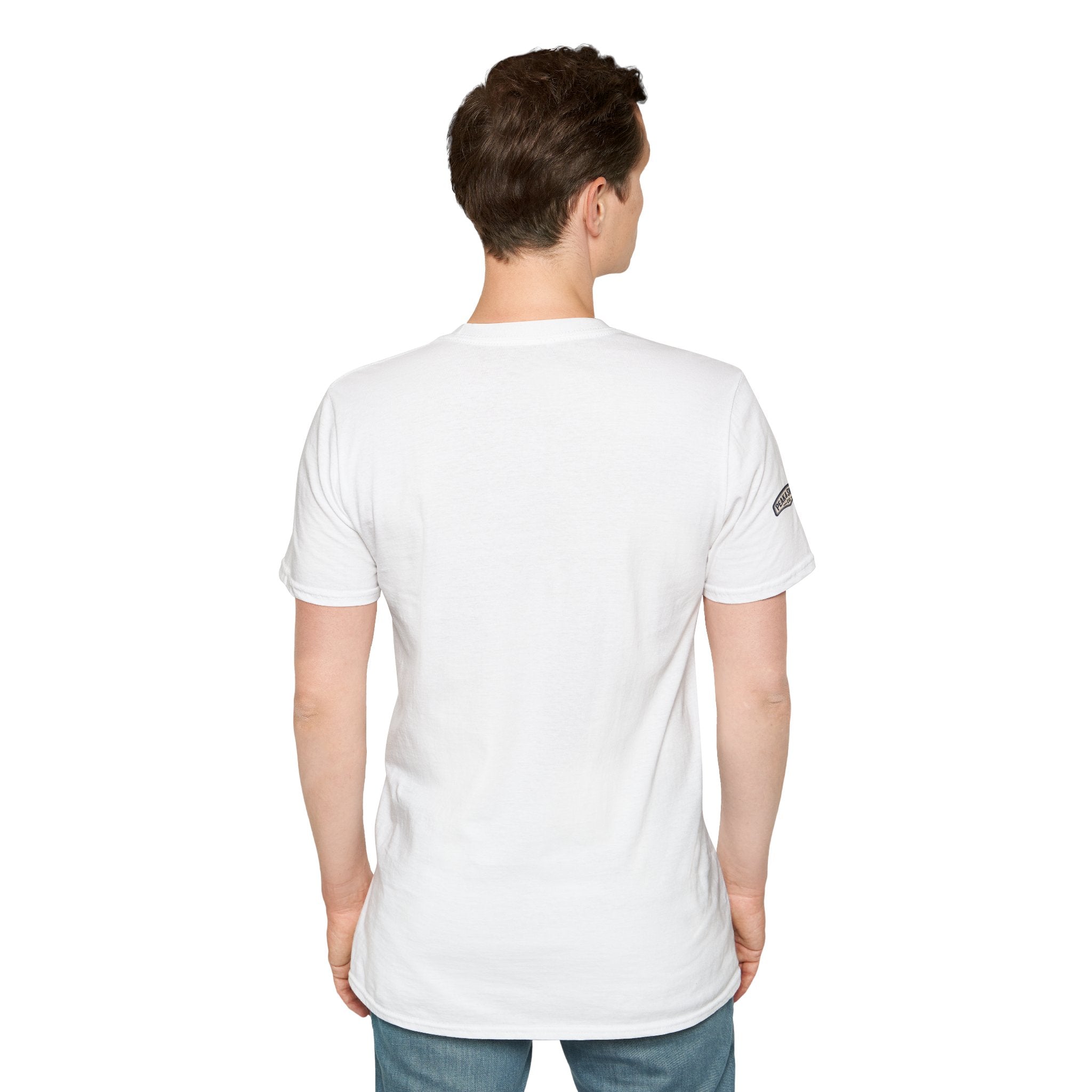 Minimal mountain & surf Graphic tee