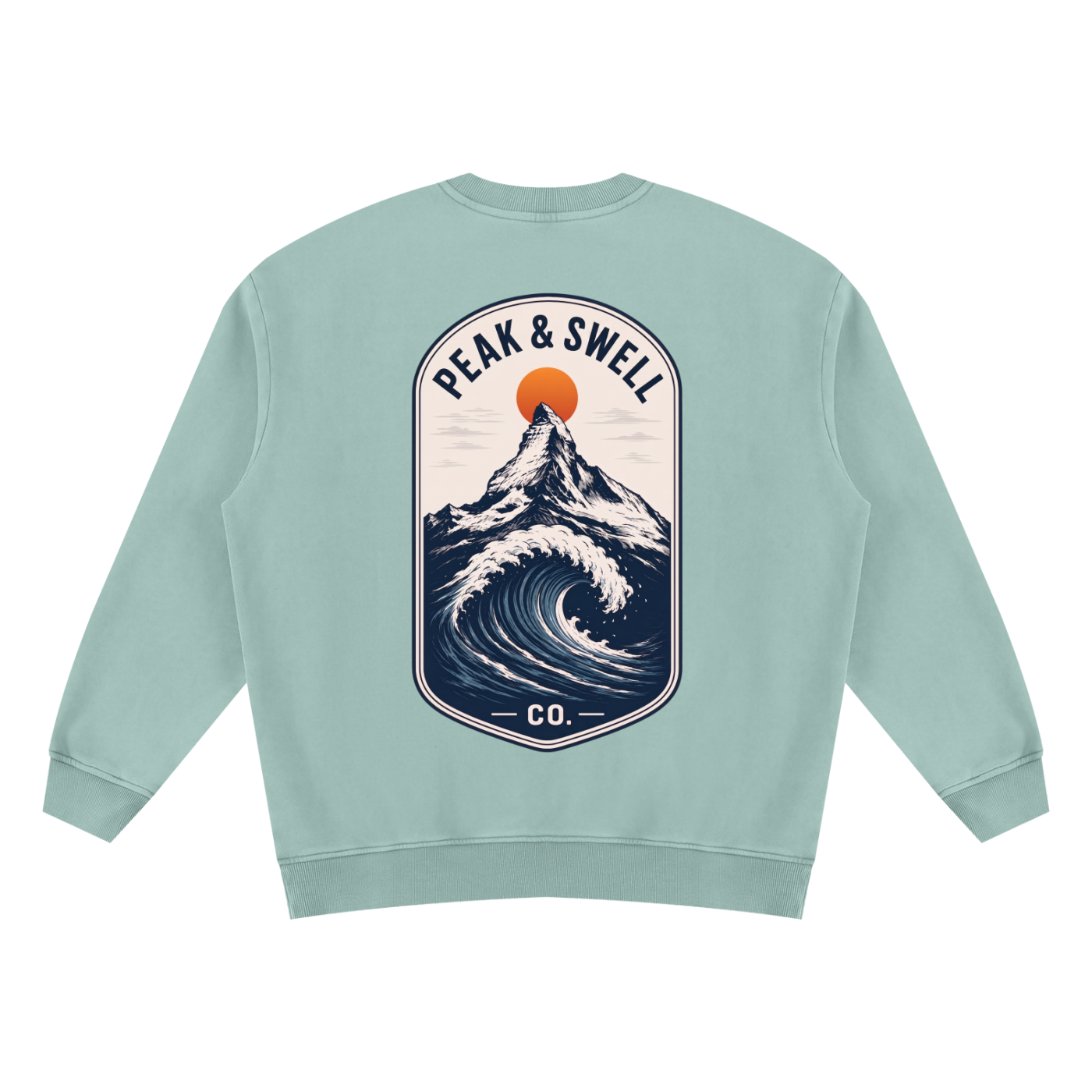 Oversized Vintage Wash Fleece Sweatshirt