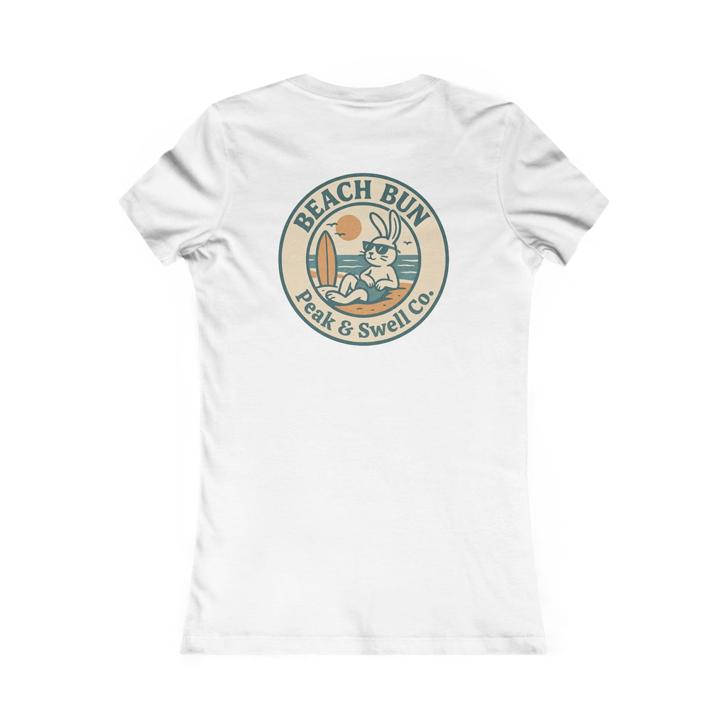 Women's Beach Bun cotton tee