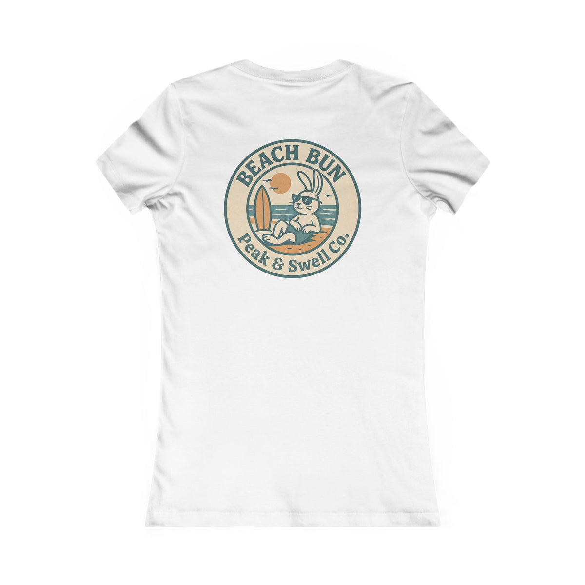 Women's Beach Bun cotton tee