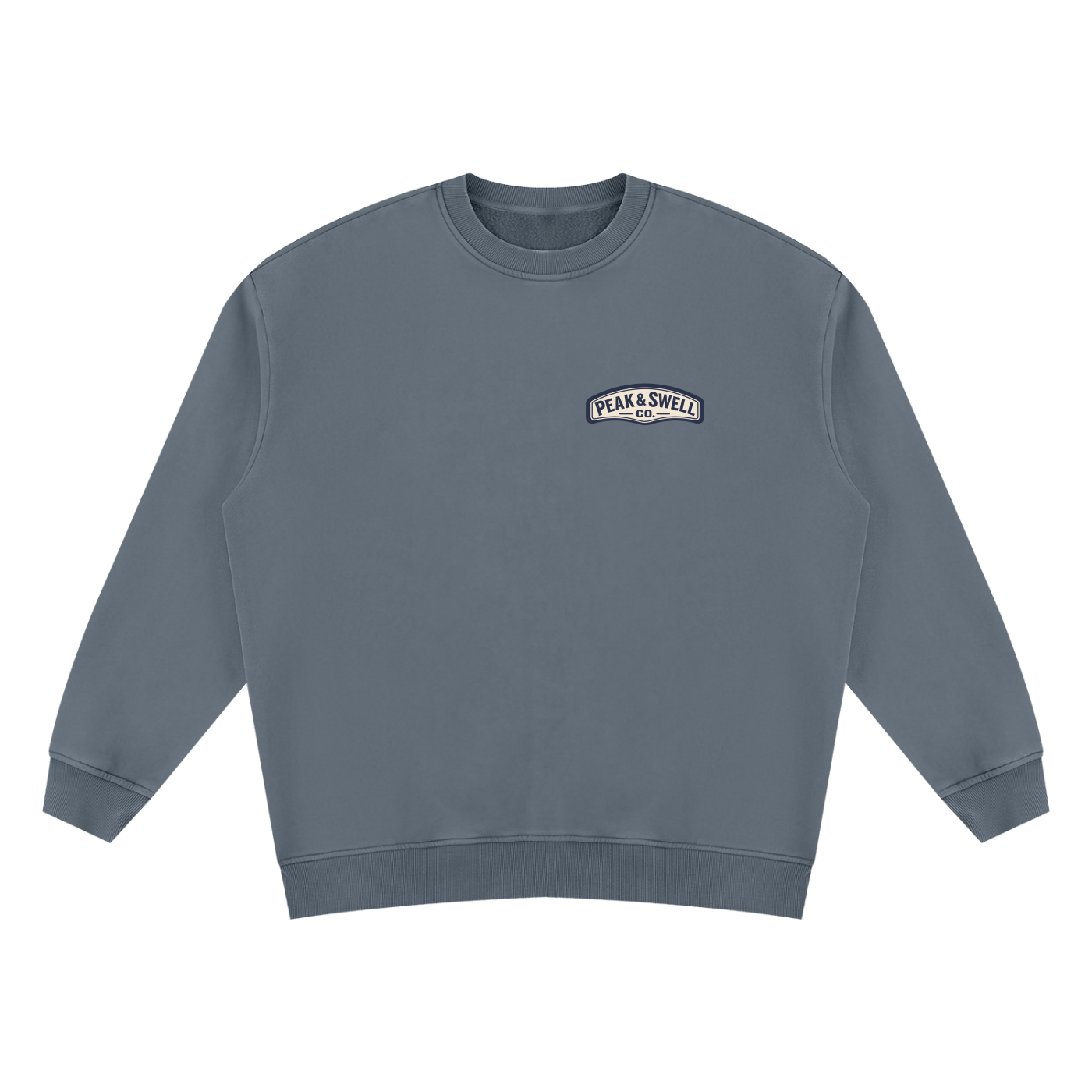 Oversized Vintage Wash Fleece Sweatshirt