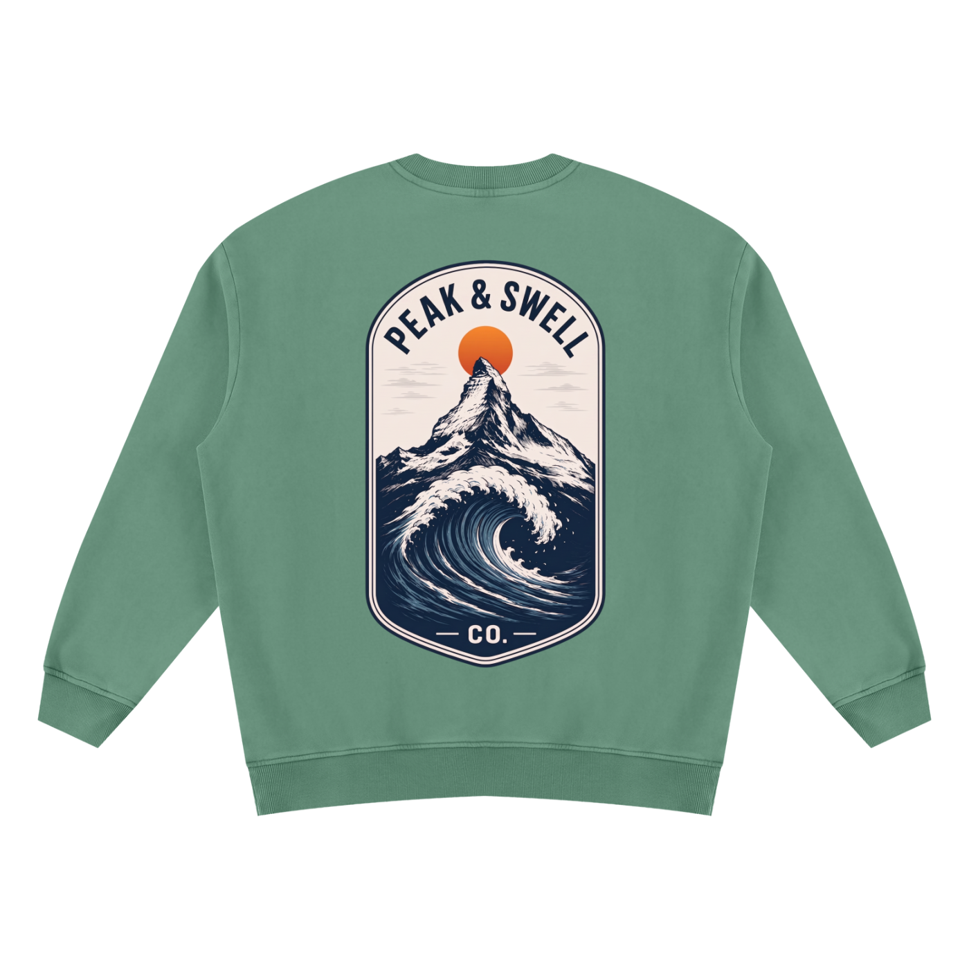 Oversized Vintage Wash Fleece Sweatshirt